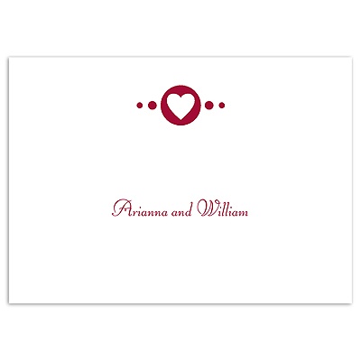 Love Always - Thank You Card and Envelope