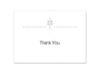Ticket to Romance - Thank You Card and Envelope