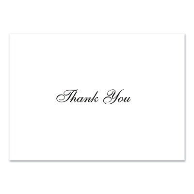 Bright White - Thank You Card and Envelope
