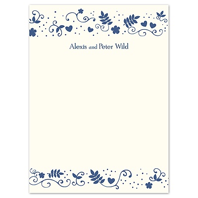 Feelings - Marine - Thank You Card and Envelope