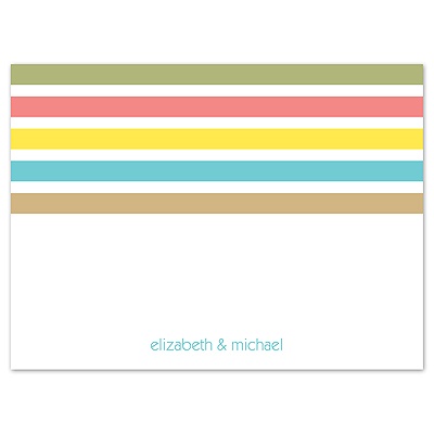 New Dimension - Pool - Thank You Card and Envelope