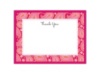 Perfect Paisley Duet - Watermelon - Thank You Card and Envelope