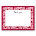 Perfect Paisley Duet - Apple - Thank You Card and Envelope