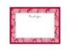 Perfect Paisley Duet - Apple - Thank You Card and Envelope