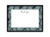 Perfect Paisley Duet - Black- Thank You Card and Envelope