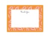 Perfect Paisley Duet - Tangerine- Thank You Card and Envelope