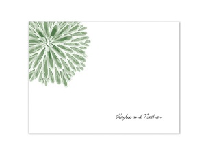 Burst of Color - Clover - Thank You Card and Envelope