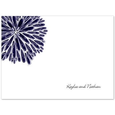 Burst of Color - Lapis - Thank You Card and Envelope