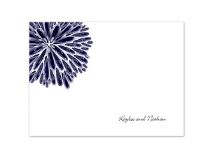 Burst of Color - Lapis - Thank You Card and Envelope