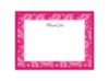 Perfect Paisley - Watermelon - Thank You Card and Envelope
