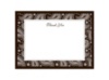 Perfect Paisley - Chocolate - Thank You Card and Envelope