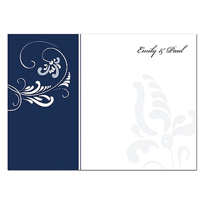 Always & Forever - Marine - Thank You Card and Envelope
