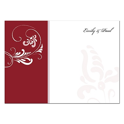 Always & Forever - Apple - Thank You Card and Envelope
