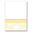 Vintage Floral Photo - Canary - Thank You Card and Envelope