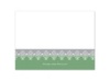 Damask Band Photo - Clover - Thank You Card and Envelope