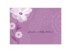 Moonlight Blossoms - Sangria - Thank You Card and Envelope