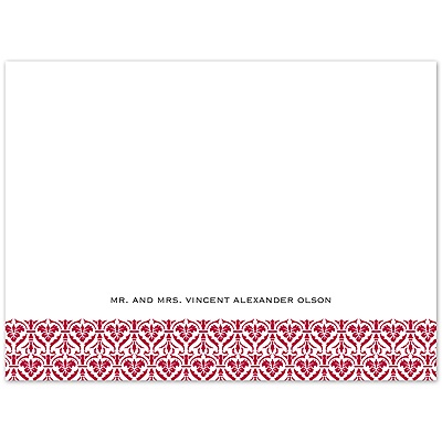 Layers of Color  - Apple - Thank You Card and Envelope