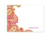 Romantic Paisley - Thank You Card and Envelope