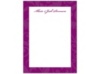 Treasured Jewels Pattern - Sangria - Thank You  Card and Envelope
