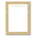Treasured Jewels Pattern - Golden - Thank You  Card and Envelope
