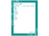 Cascading Blossoms - Jade - Thank You Card and Envelope