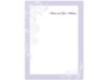 Cascading Blossoms - Iris - Thank You Card and Envelope