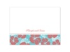 Tropical Floral - Guava - Thank You Card and Envelope