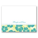 Tropical Floral - Malibu - Thank You Card and Envelope