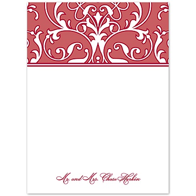 Indulgence - Apple - Thank You Card and Envelope