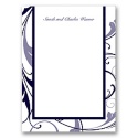 Swept Away - Lapis - Thank You Card and Envelope