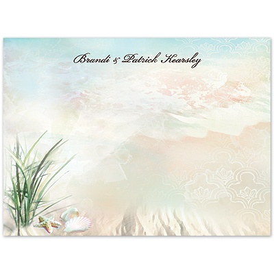 Beach Grass - Thank You Card and Envelope