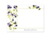 Flirty - Wisteria - Thank You Card and Envelope