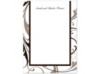 Swept Away - Chocolate - Thank You Card and Envelope