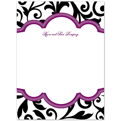   Wedding Cards Wording on Wedding Invitations    Thank You Notes    Breezy Damask   Thank You