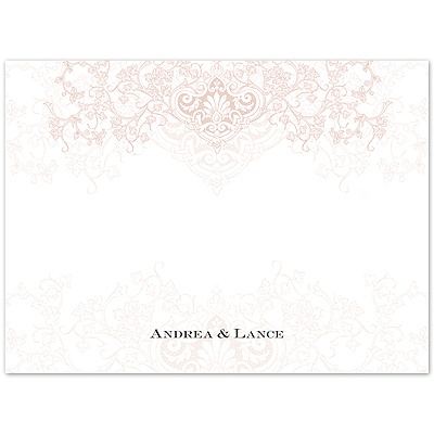 Blush Rhapsody - Thank You Card and Envelope