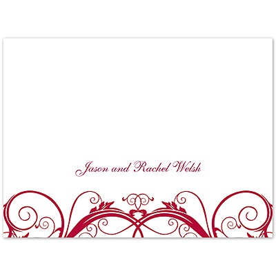 Tender Love - Apple - Thank You Card and Envelope