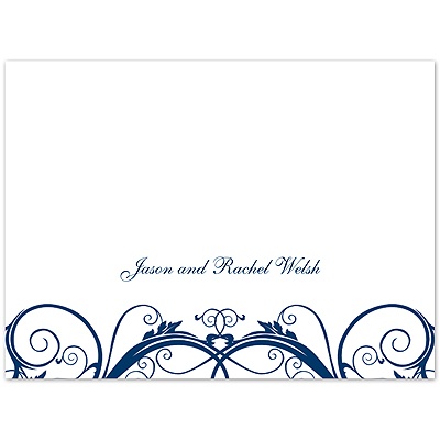 Tender Love - Marine - Thank You Card and Envelope