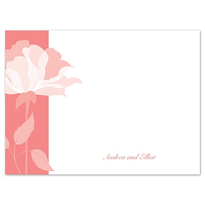 Ever Blooming - Coral Reef - Thank You Card and Envelope