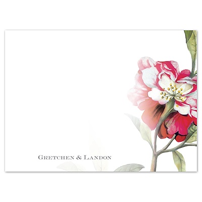 Brittany Roses - Apple - Thank You Card and Envelope
