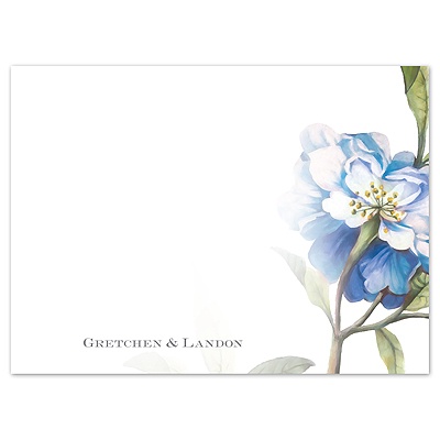 Brittany Roses - Horizon - Thank You Card and Envelope