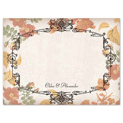 Essence of Fall - Thank You Card and Envelope