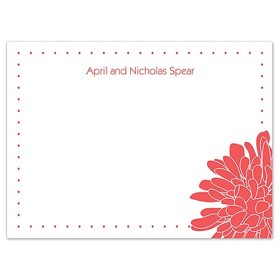 Glorious Blooms - Thank You Card and Envelope