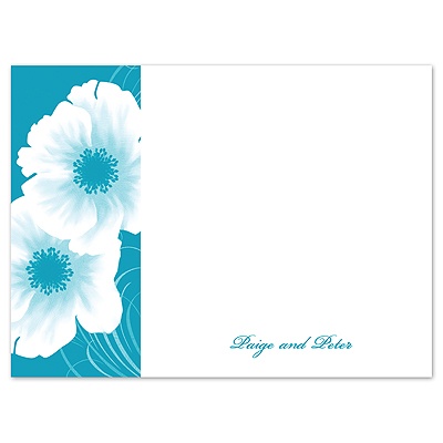 Two of Us - Malibu - Thank You Card and Envelope