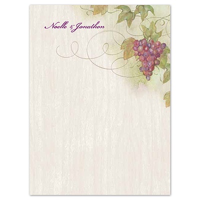 Grapevine - Thank You Card and Envelope