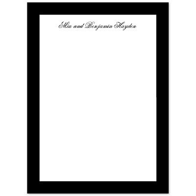 Treasured Jewels Solid - Bright White - Thank You Card and Envelope