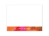 Treasured Jewels- Warm Rainbow - Thank You Card and Envelope