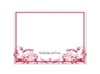 Opulent Band - Apple - Thank You Card and Envelope