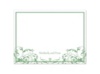 Opulent Band - Clover -Thank You Card and Envelope