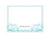 Opulent Band - Pool - Thank You Card and Envelope