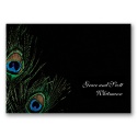 Delicate Peacock - Thank You Card and Envelope